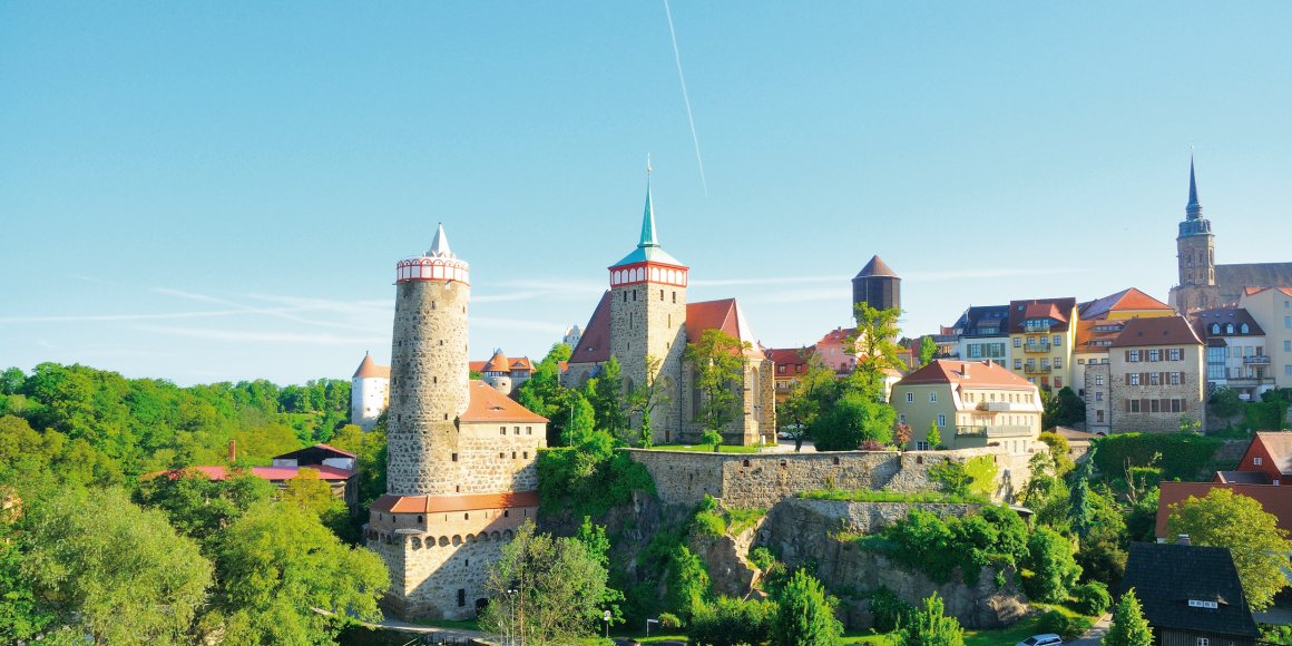 Blick auf Bautzen