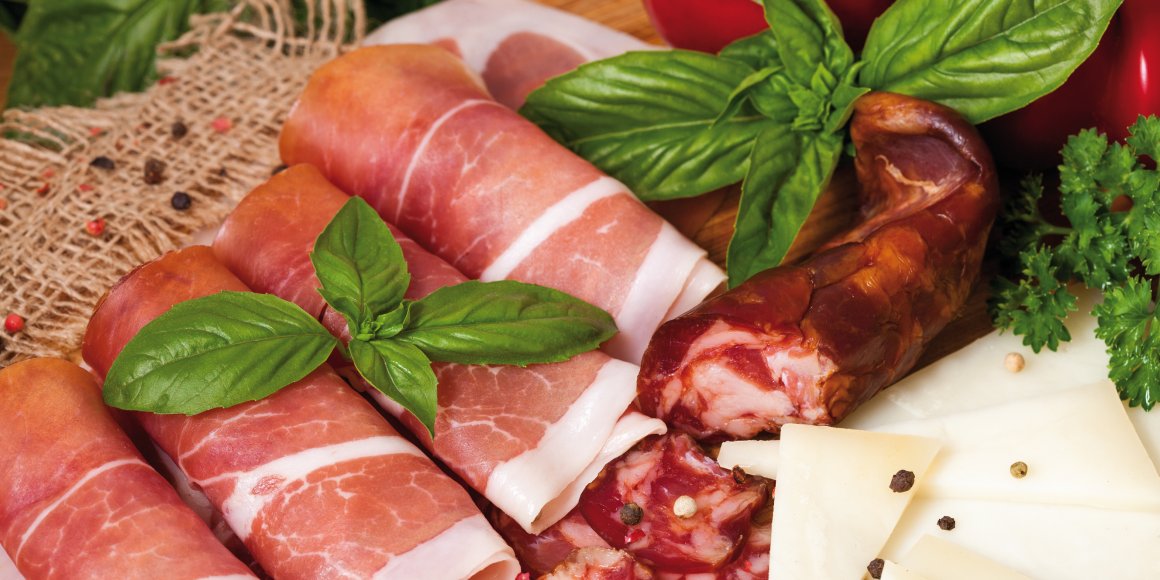 Wurst- und Schinkenplatte