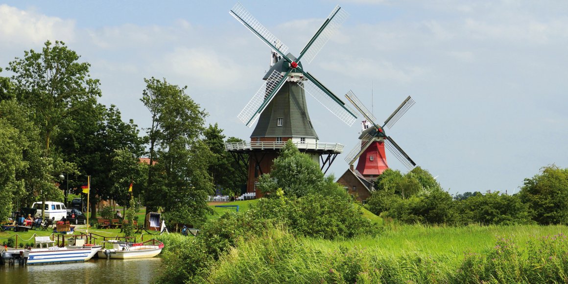 Zwillingsmühlen in Greetsiel