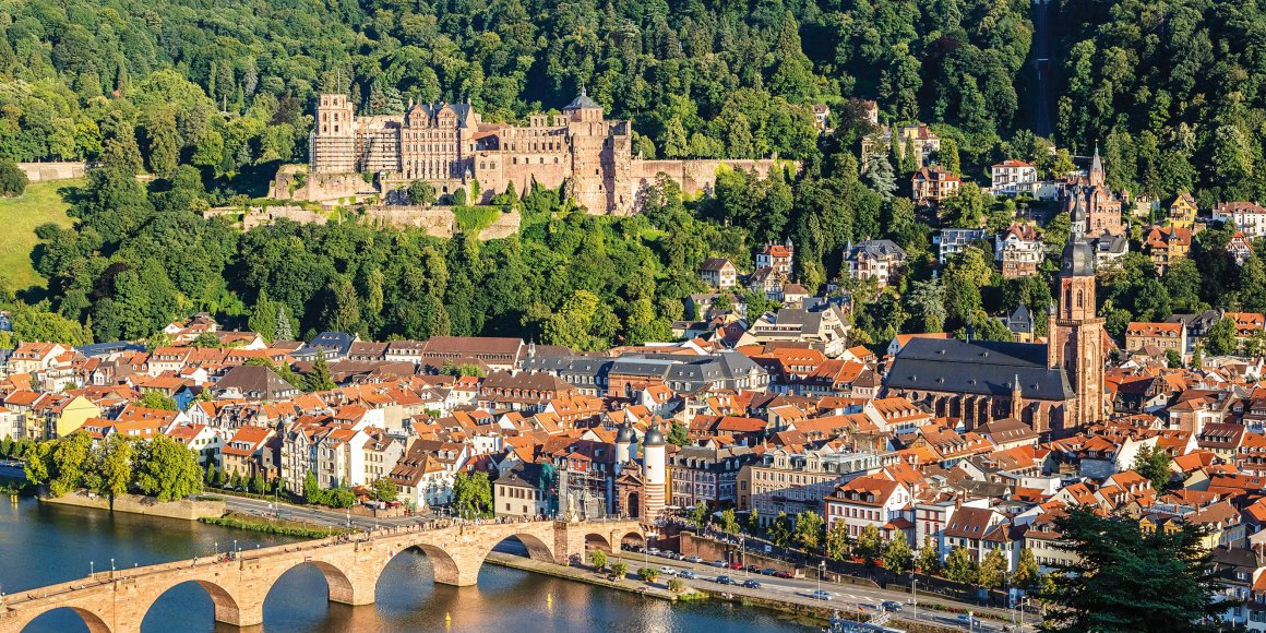 Blick auf Heidelberg