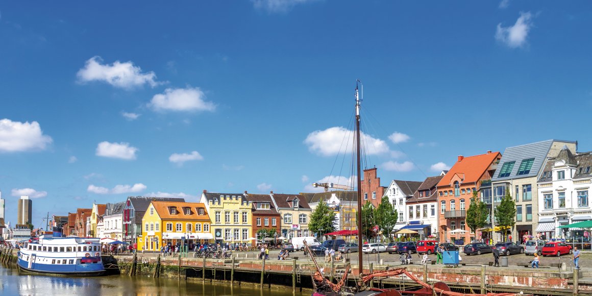 Binnenhafen in Husum