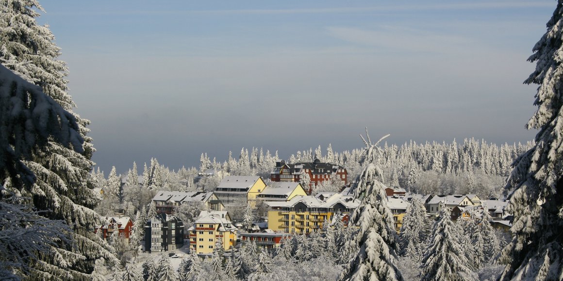 Blick auf Oberhof
