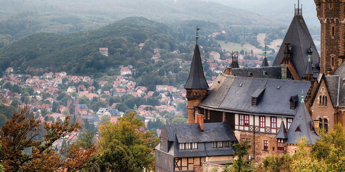 Blick auf das Schloss Wernigerode