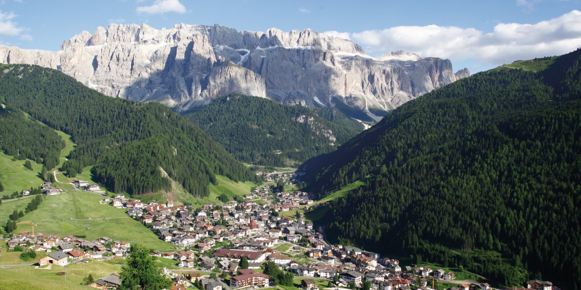 Blick auf Wolkenstein