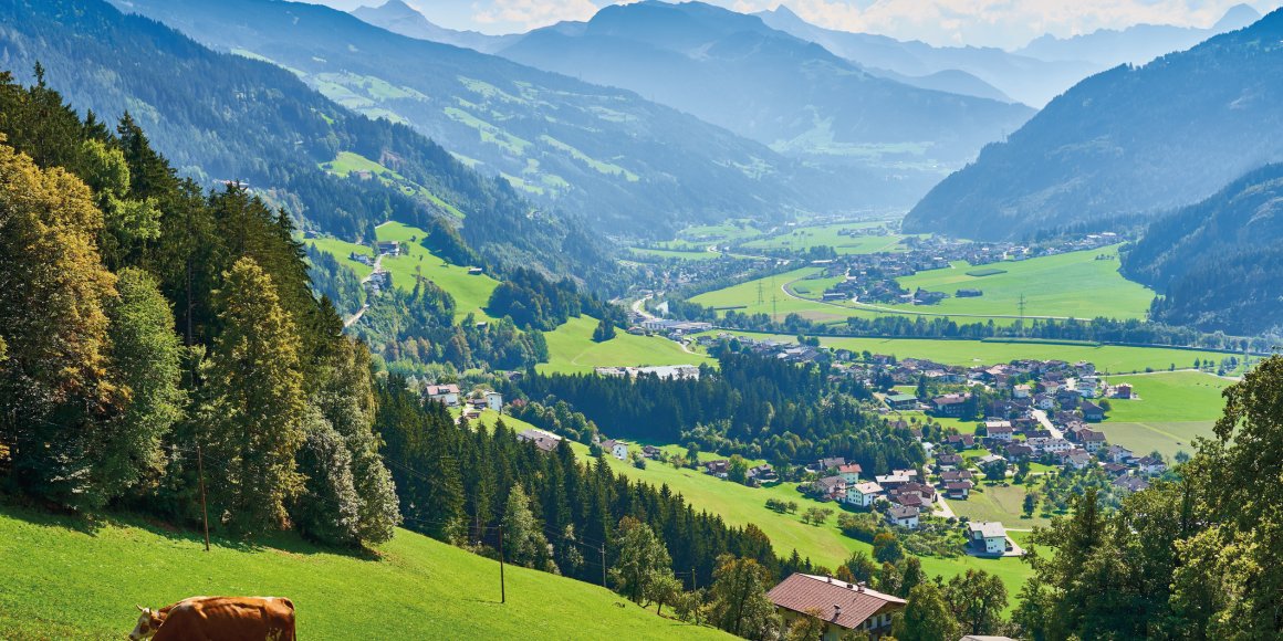 Landschaft im "Zillertal" in Tirol