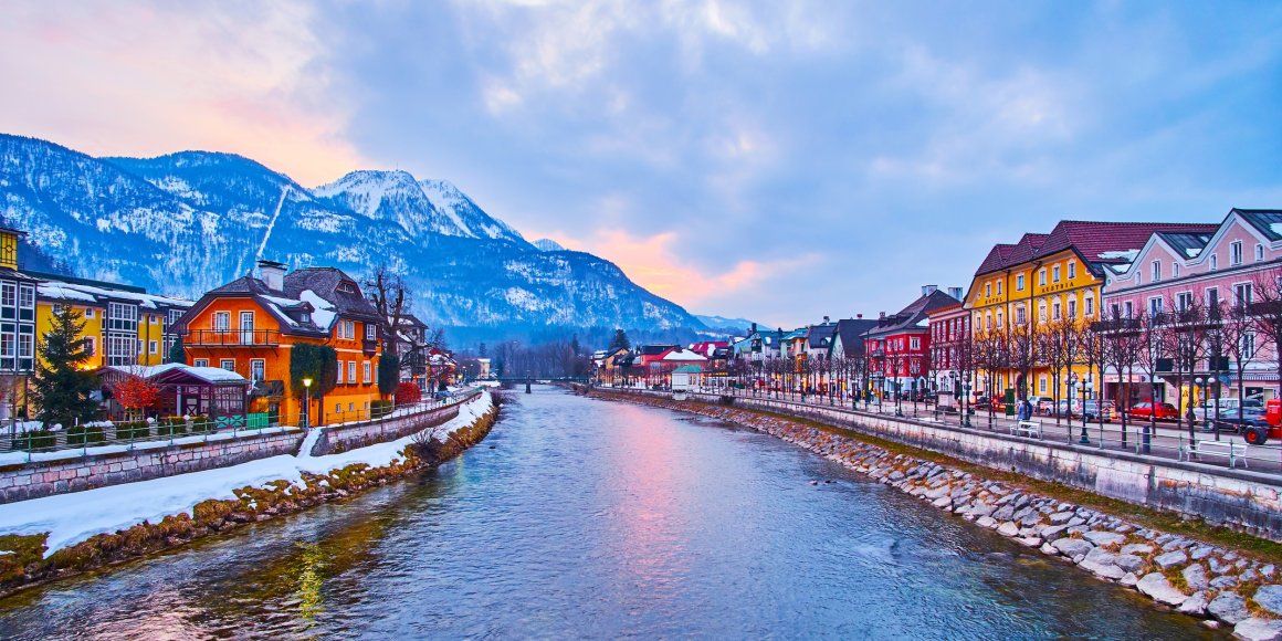 Sonnenuntergang in Bad Ischl
