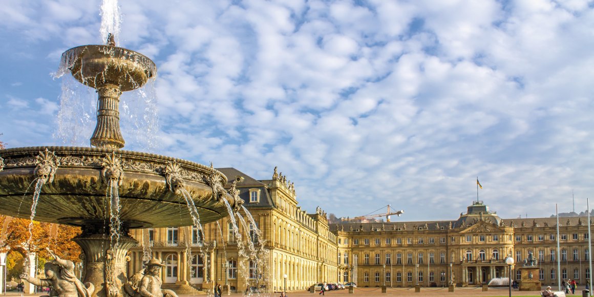 Schlossplatz in Stuttgart