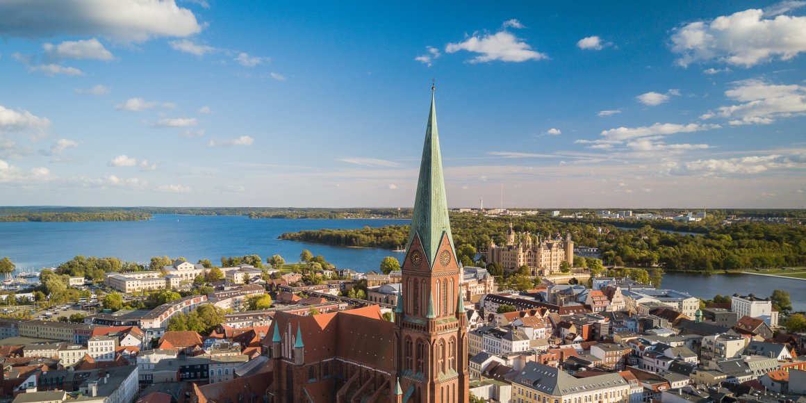 Blick über Schwerin