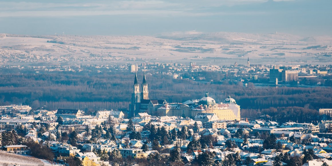 Blick auf Klosterneuburg 