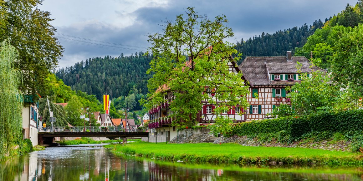 Zusammenfluss von Kinzig und Schiltach