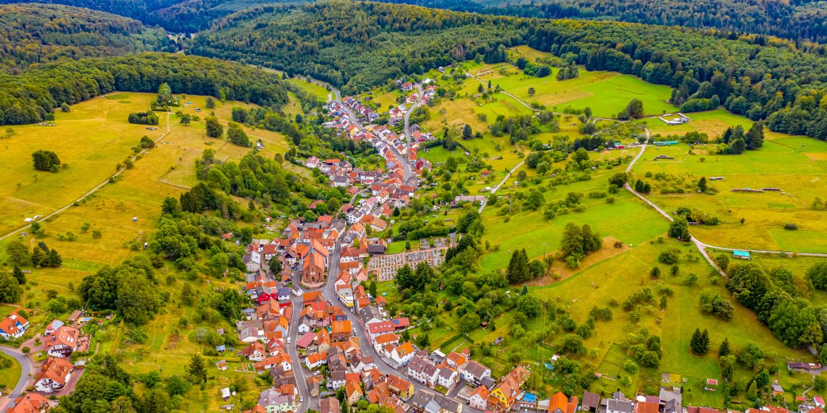 Blick auf Weibersbrunn