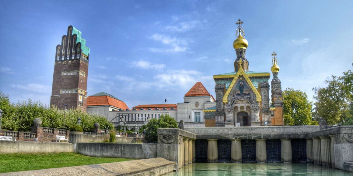 Hochzeitsturm und Russische Kapelle, Darmstadt