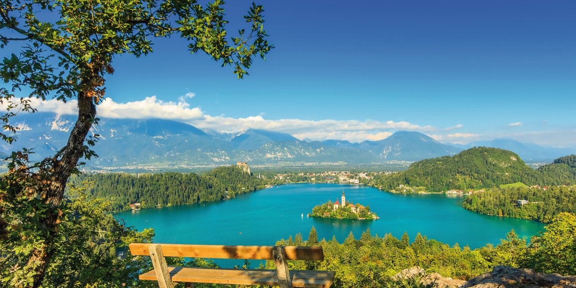 Blick auf Bled