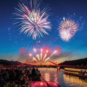 Donau in Flammen