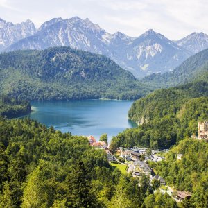 Blick auf Schloss Hohenschwangau