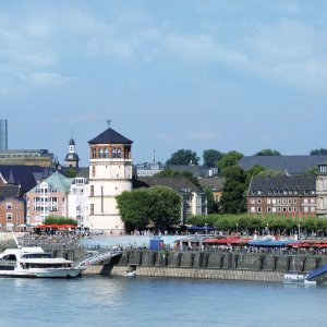 Blick auf die Altstadt von Düsseldorf