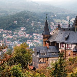 Blick auf das Schloss Wernigerode