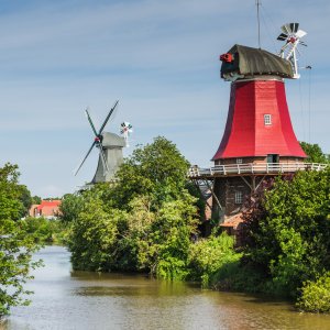 Die Greetsieler Windmühlen