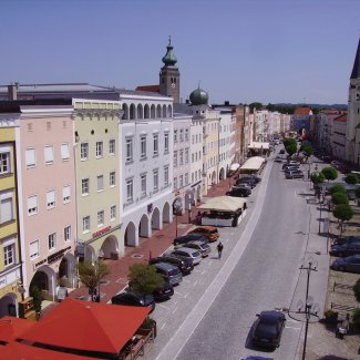 Stadtplatz in Mühldorf am Inn