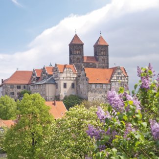 Schlossberg mit Stiftskirche St. Servatii in Quedlinburg
