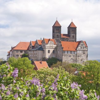Schlossberg mit Stiftskirche St. Servatii in Quedlinburg