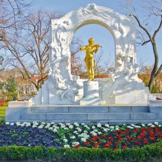Johann Strauss Statue im Wiener Stadtpark