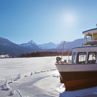 Winterlicher Wolfgangsee