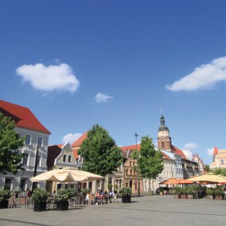 Marktplatz in Cottbus