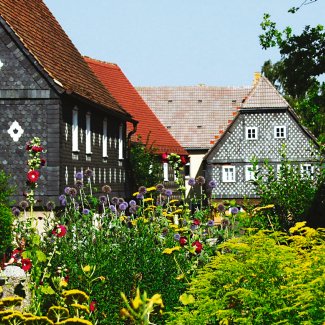 Umgebindehäuser in Obercunnersdorf