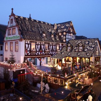 Weihnachtsmarkt der Nationen in Rüdesheim