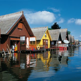 Bunte Bootshäuser von Mirow