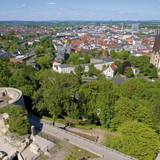 Blick über Bielefeld