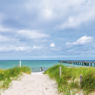 Weg zum Strand - Seebrücke