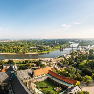 Blick über Magdeburg