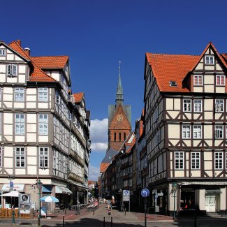Marktkirche und Altstadt von Hannover