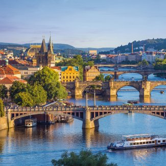 Prag mit Blick auf die Karlsbrücke