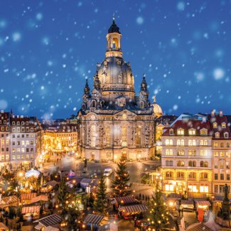 Advent auf dem Neumarkt in Dresden