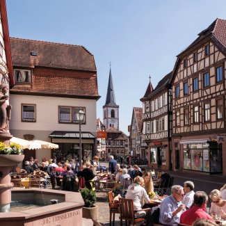 Unterer Marktplatz in Lohr am Main