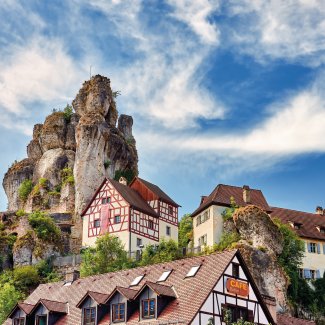 Felsburg und Geotop Tüchersfeld
