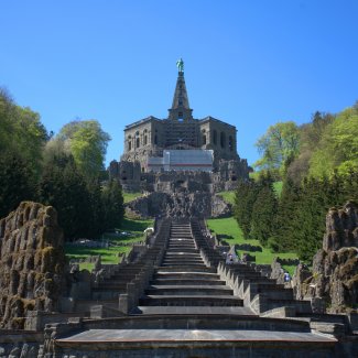 Herkulesstatue im Bergpark Wilhelmshöhe in Kassel