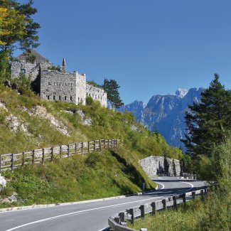 Auf dem Predilpass in Slowenien