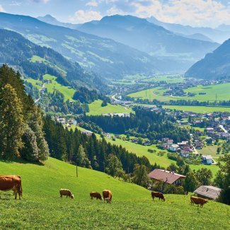 Landschaft im "Zillertal" in Tirol