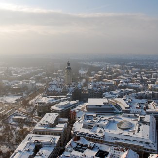 Winterpanorama Leipzig