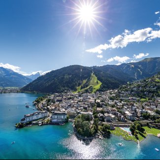 Zell am See-Kaprun von oben