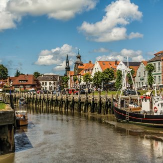 Der historische Hafen von Tönning