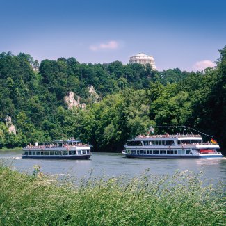 Schifffahrt beim Donaudurchbruch Weltenburg