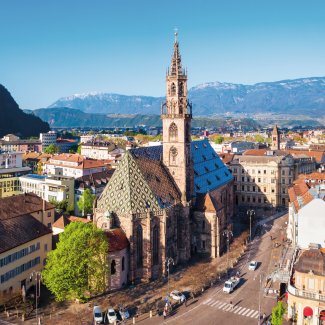 Blick auf Bozen