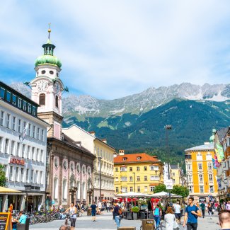 in der Altstadt von Innsbruck