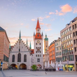 Altes Rathaus auf dem Marienplatz 