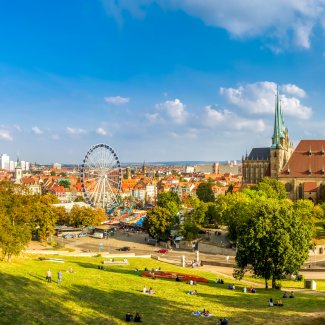 Erfurt - Ausblick über die Stadt